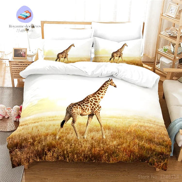 Housse de Couette Girafe 2 Personnes
